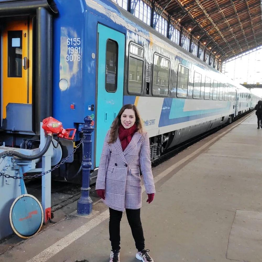 On the station
