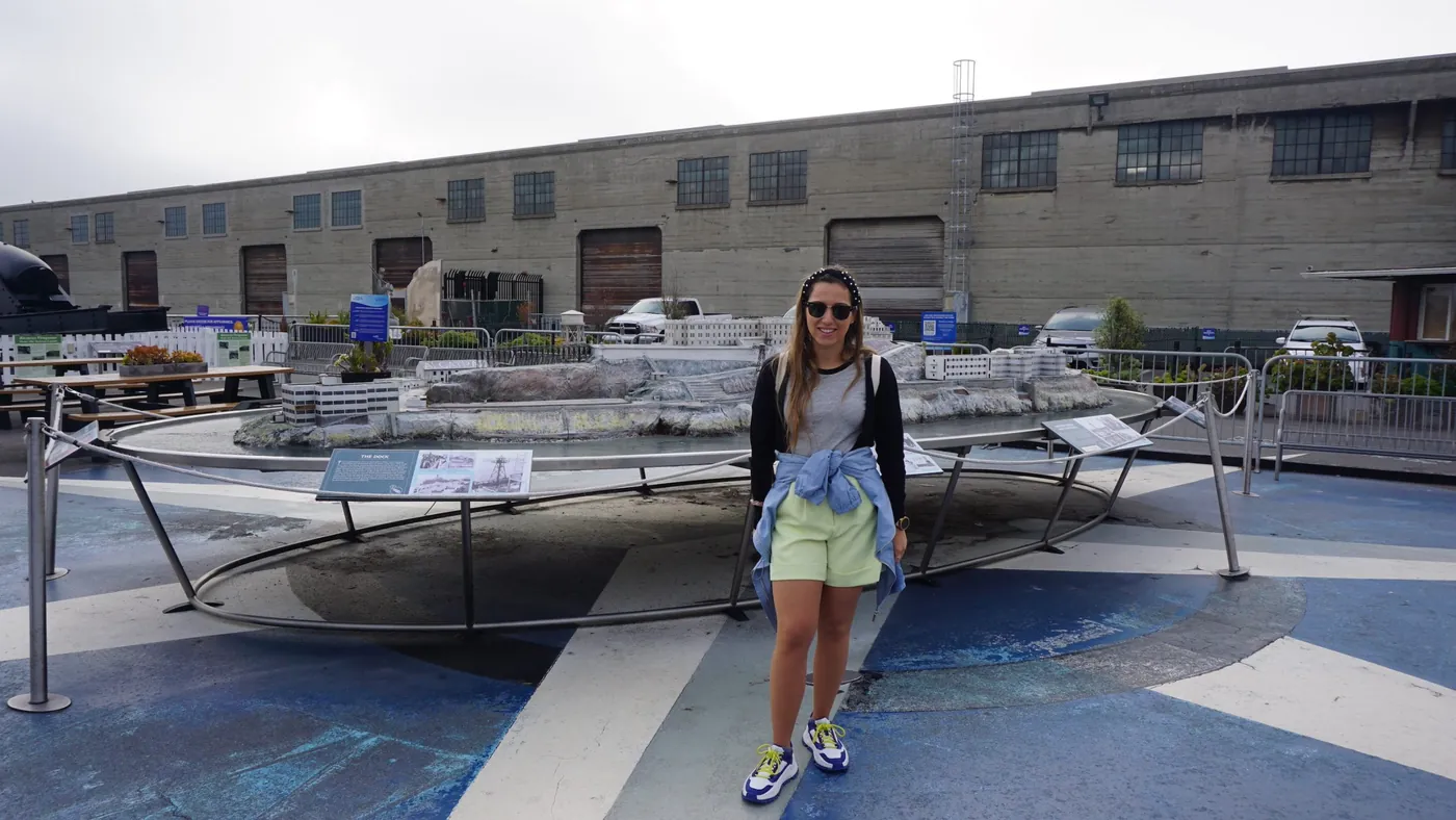 Alcatraz, an island with a prison