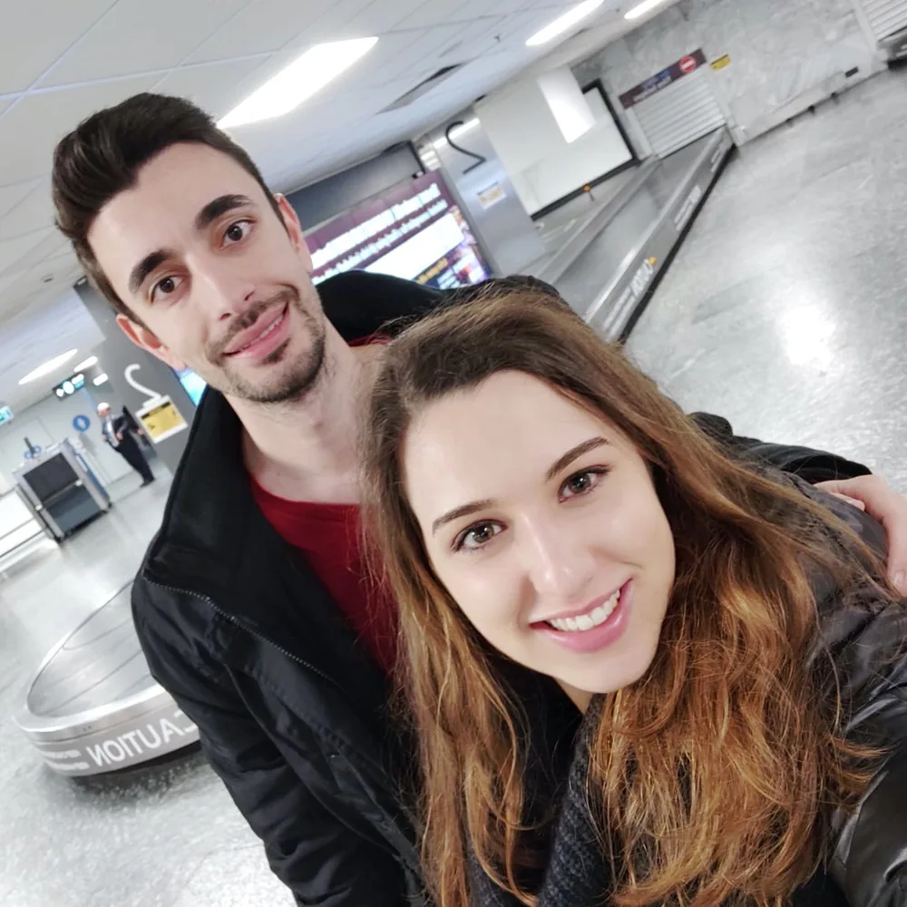 At the Budapest airport