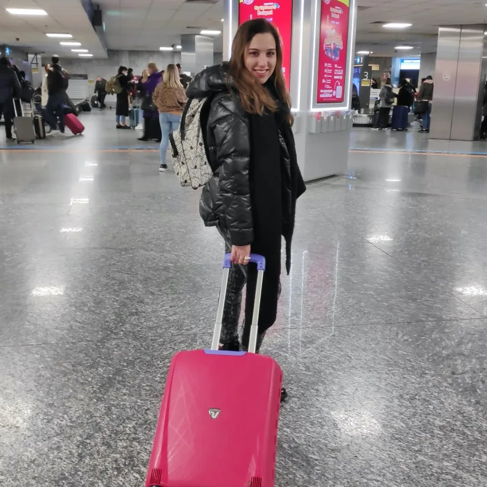 At the Budapest airport