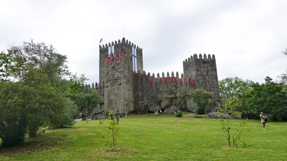 Panoramic view of the Castle of Guimarães