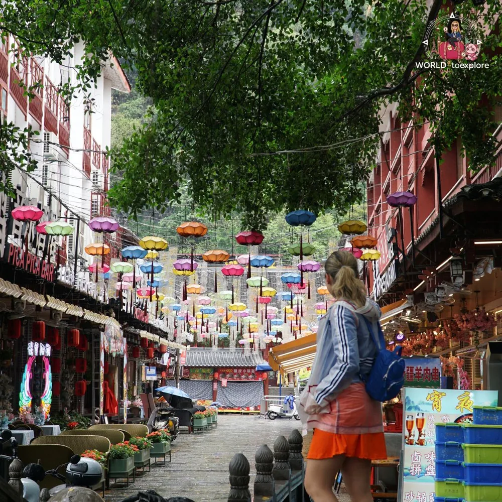 West Street (Rua do Oeste) em Yangshuo, Guilin
