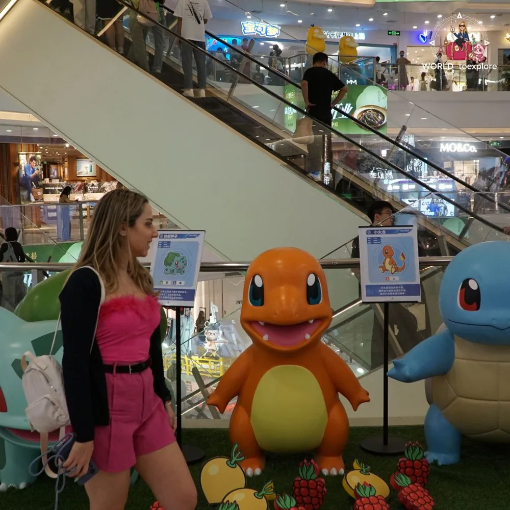 Loja Pokémon no centro comercial Cloud Nine, Xangai