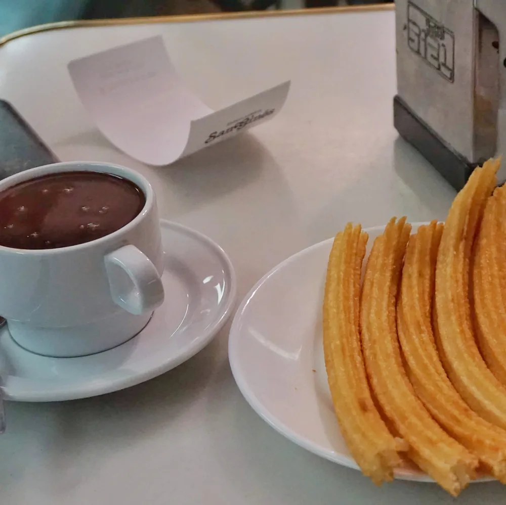 Chocolate churros