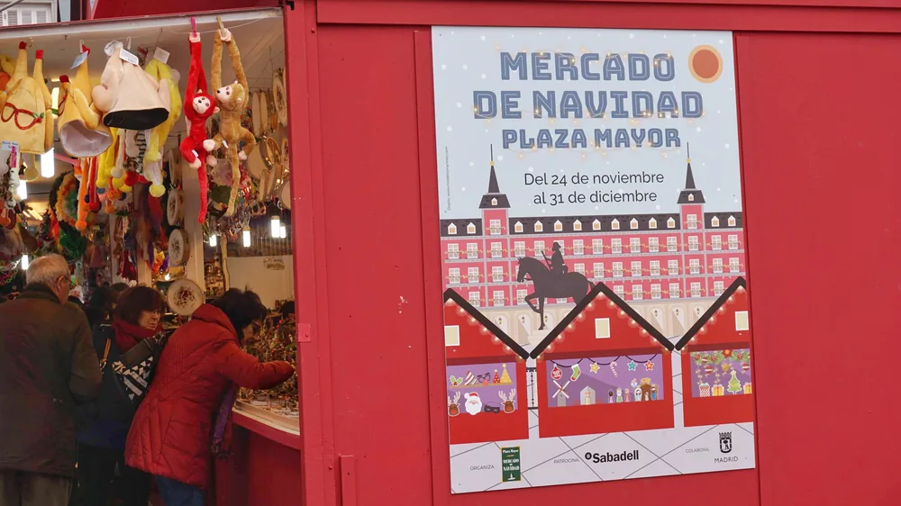 Madrid Christmas Markets Plaza Major