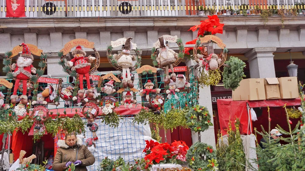 Madrid Christmas Markets Plaza Major