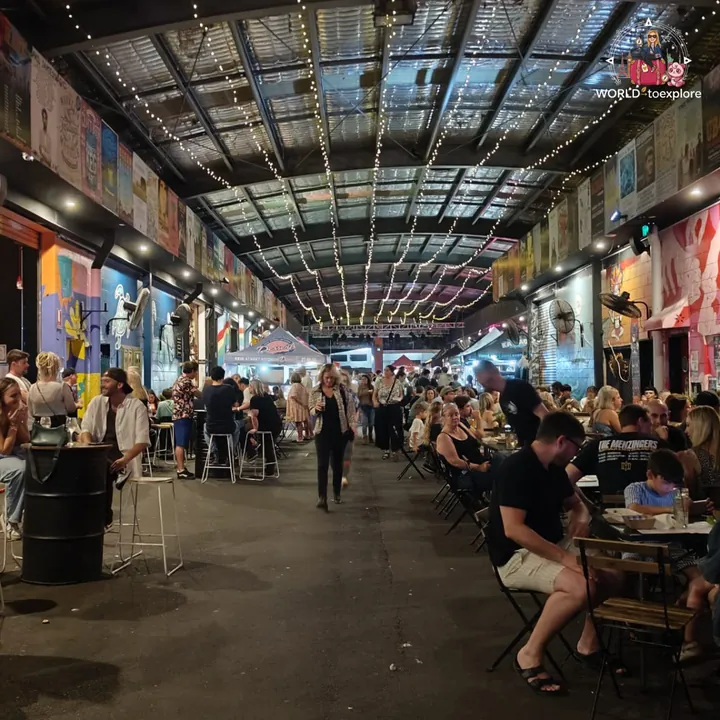At Miami Marketta, the street food market, with its fairy lights and laid-back vibe