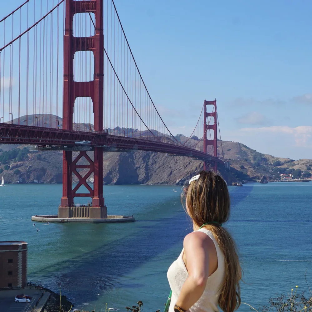 Golden Gate Bridge San Francisco Presidio California USA United States of America
