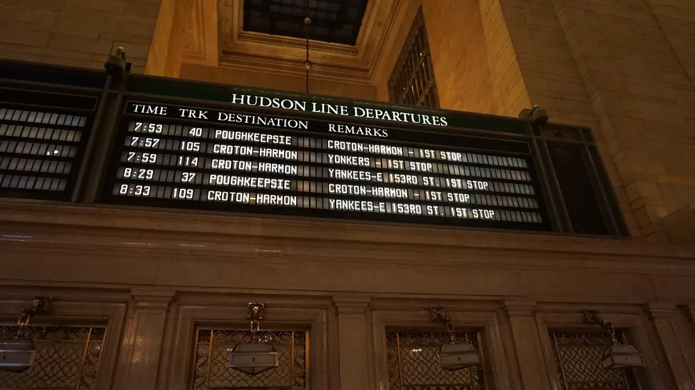 The departures