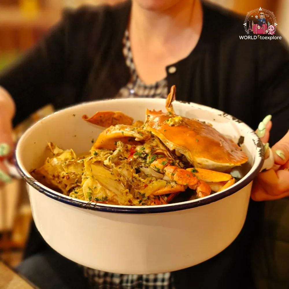 Seafood dinner in Wellington