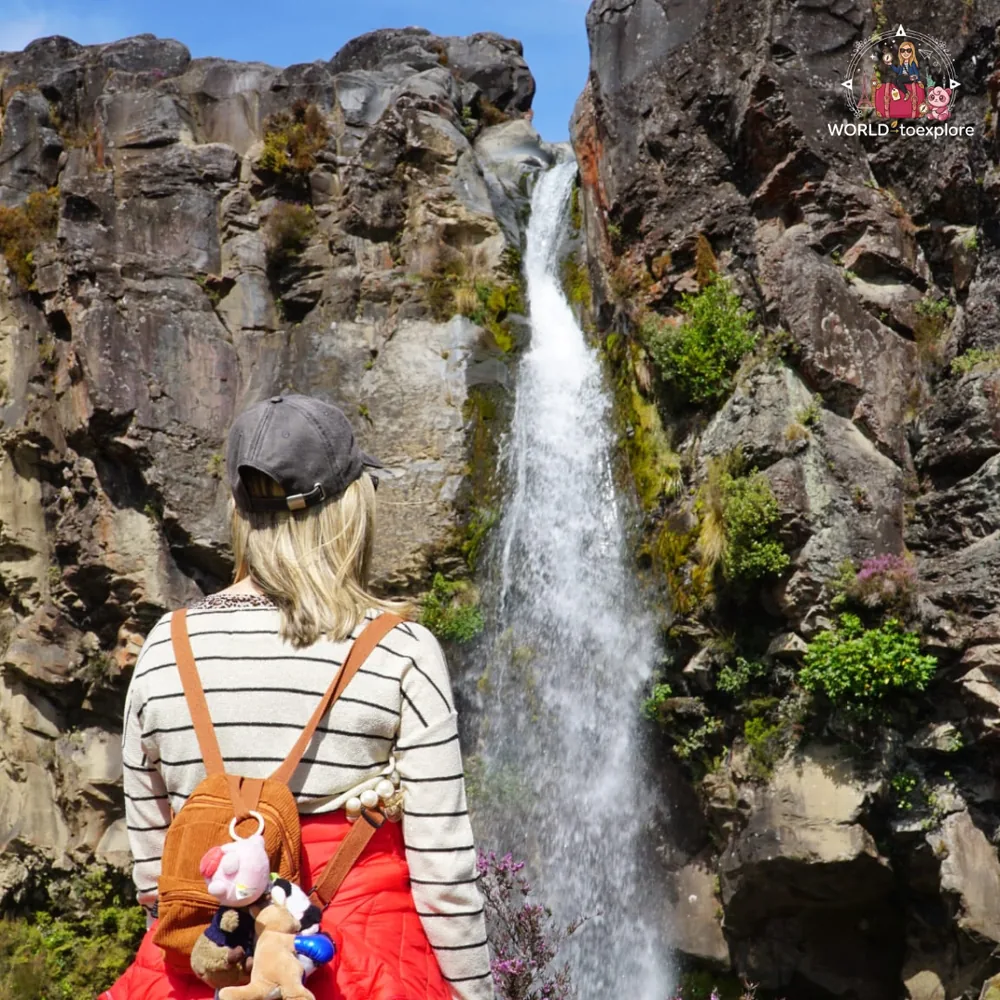 The Taranaki Falls, in Tongariro National Park