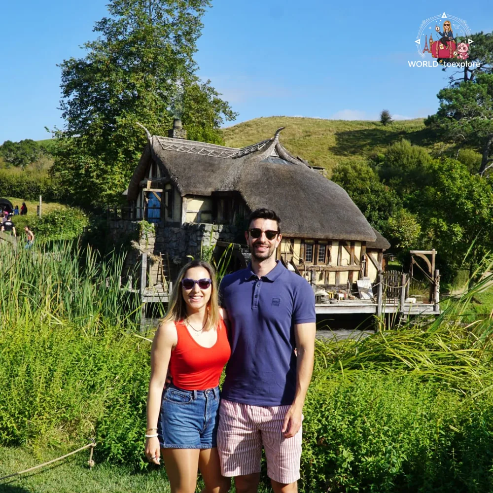At the Hobbiton Movie Set