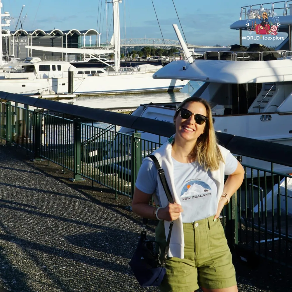By Auckland harbour, near the Fish Market