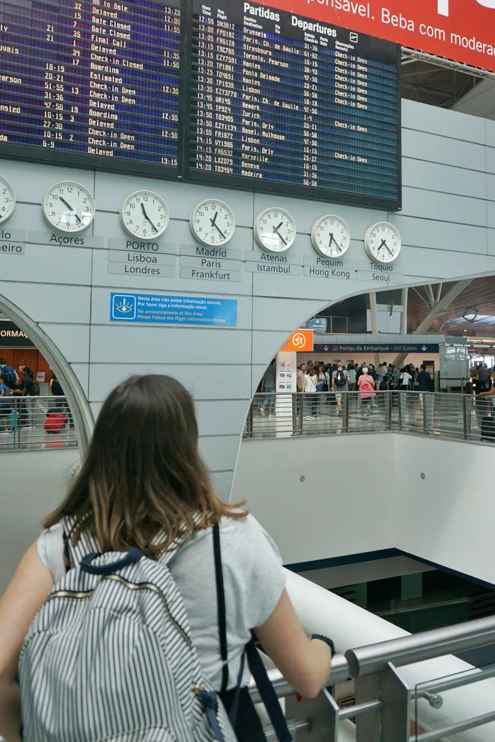 At the airport