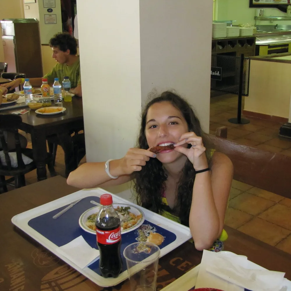 At a restaurant