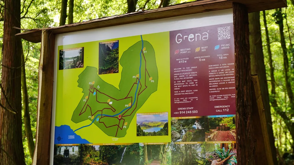 Parque Grená Azores Açores São Miguel Furnas Povoação Viagem