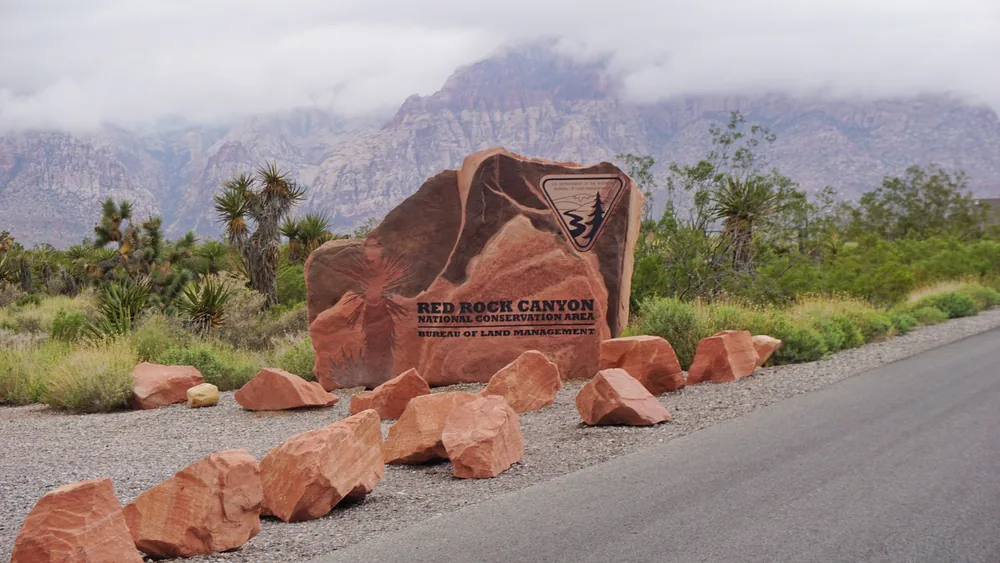 Red Rock Canyon in the Mojave Desert near Las Vegas